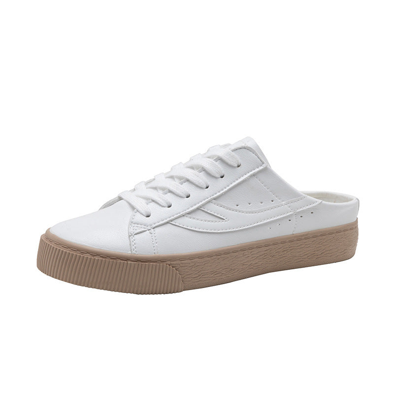 Womens Korean Style White Student Casual Shoes