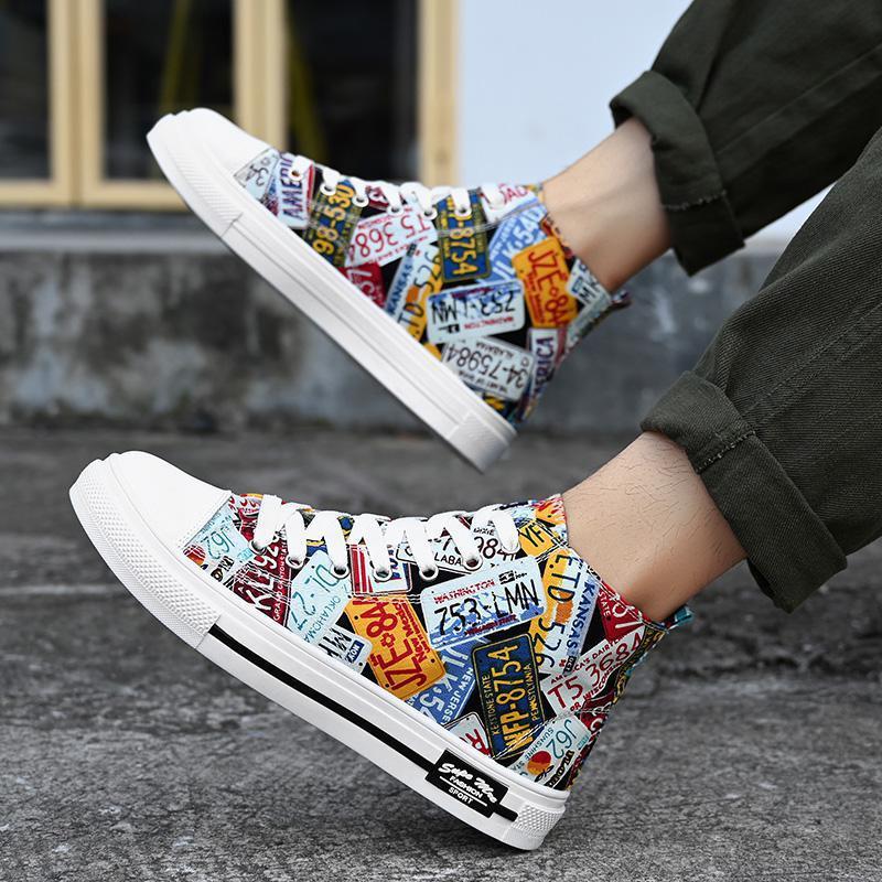 Big Kids High Top Boys Casual Sneakers